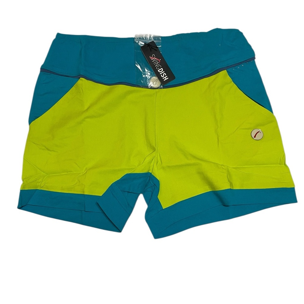 Swingdish Women’s Teddy Golf‎ Shorts Waikiki Teal NWT X-Large